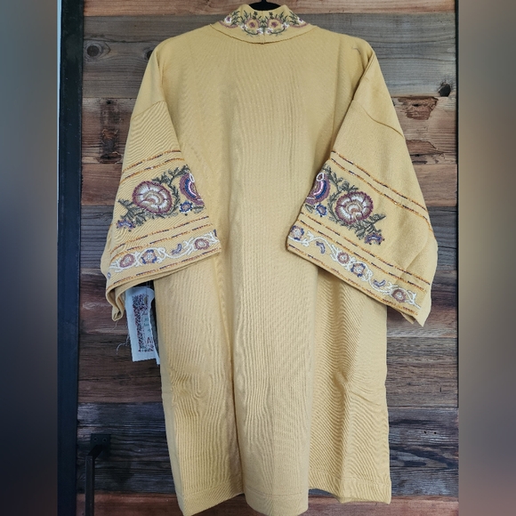 NWT Aratta JULIETTE EMBELLISHED FRENCH TERRY KIMONO JACKET - Picture 9 of 9